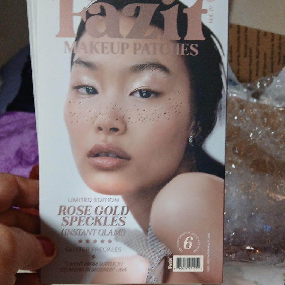 Rose Gold Speckles Makeup Patches